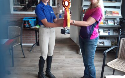 Charissa Jongbloed met Fritz CLUBKAMPIOEN 2023.